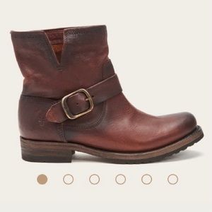 Frye Veronica booties 8 redwood